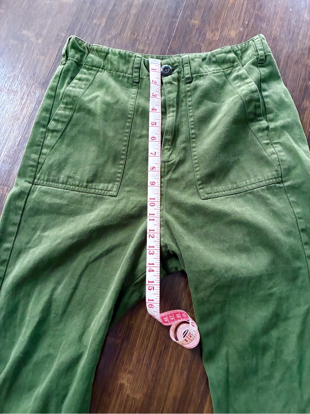 THE GREAT. Dark Green Utility Pants - Picture 8 of 8